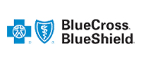 A blue cross and shield logo.